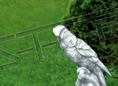 Garden decoration parrot terrace stone figures figure statue